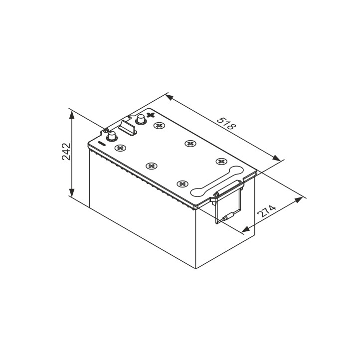Akumulator BOSCH 0 092 TA0 800