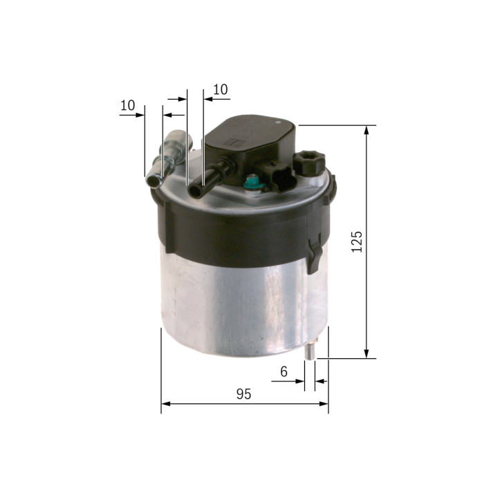 Filtr paliwa BOSCH F 026 402 204