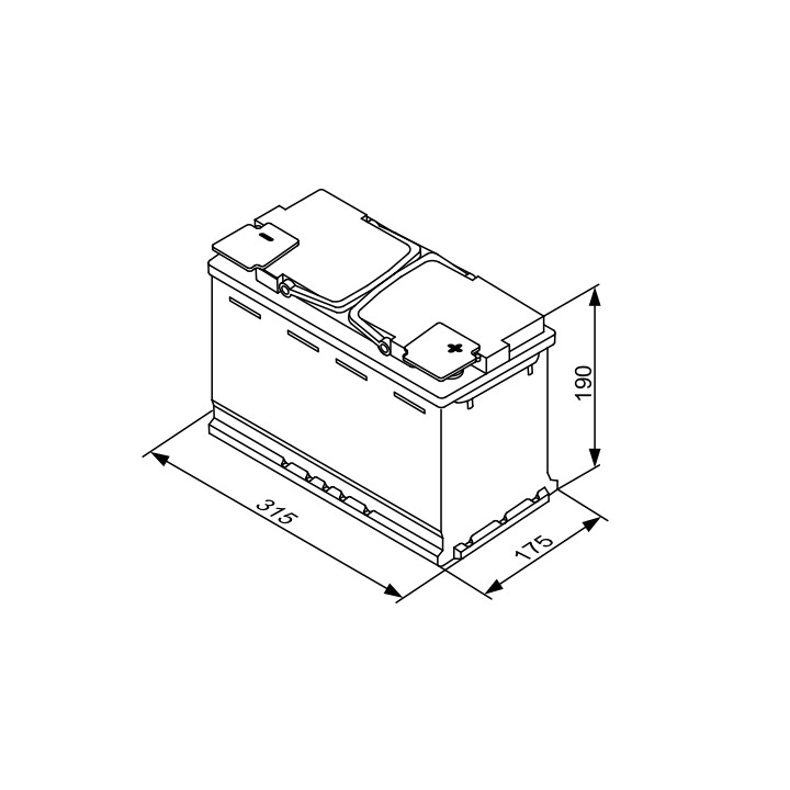 Akumulator BOSCH 0 092 S5A 110