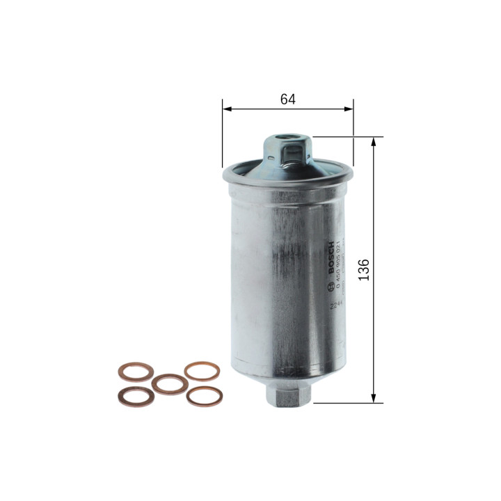 Filtr paliwa BOSCH 0 450 905 021
