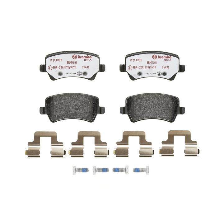 Klocki hamulcowe BREMBO P 24 078X