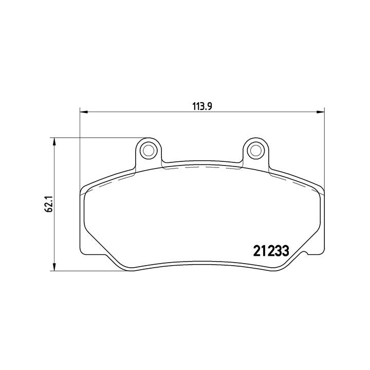 Klocki hamulcowe BREMBO P 86 006