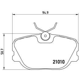 Klocki hamulcowe BREMBO P 86 011
