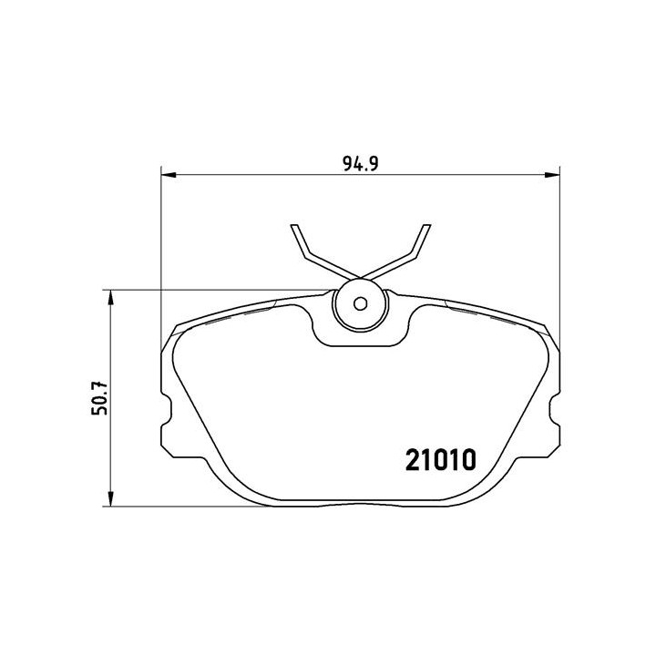 Klocki hamulcowe BREMBO P 86 011
