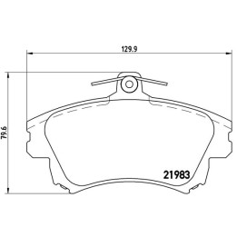 Klocki hamulcowe BREMBO P 54 036