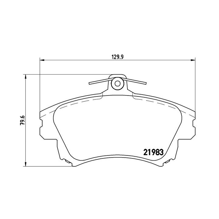 Klocki hamulcowe BREMBO P 54 036
