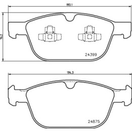 Klocki hamulcowe BREMBO P 86 023