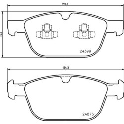 Klocki hamulcowe BREMBO P 86 023