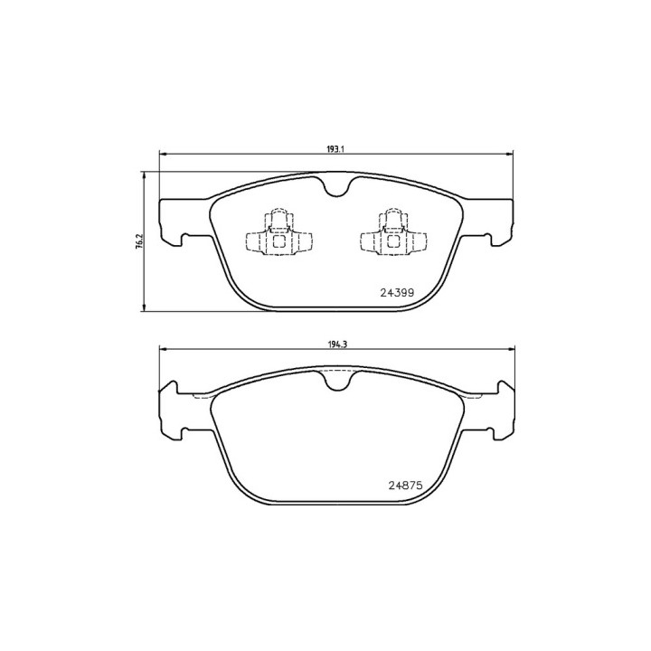 Klocki hamulcowe BREMBO P 86 023