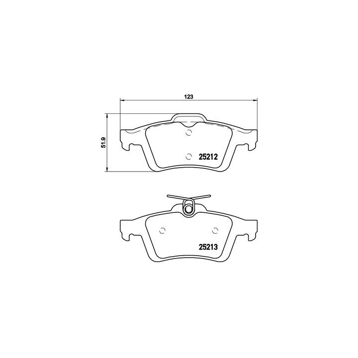 Klocki hamulcowe BREMBO P 24 148X