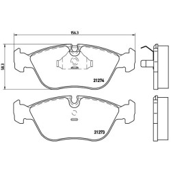Klocki hamulcowe BREMBO P 86 013
