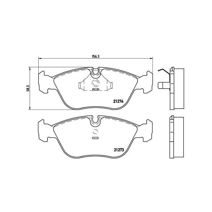 Klocki hamulcowe BREMBO P 86 013