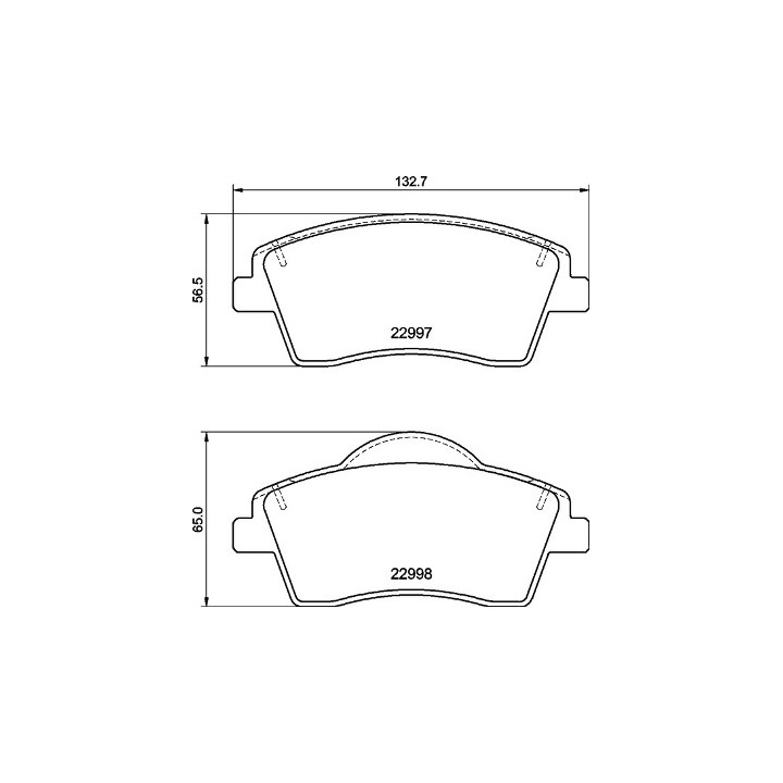 Klocki hamulcowe BREMBO P 86 033