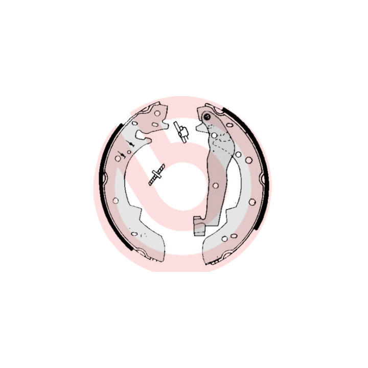 Zestaw szczęk hamulcowych BREMBO S 68 505