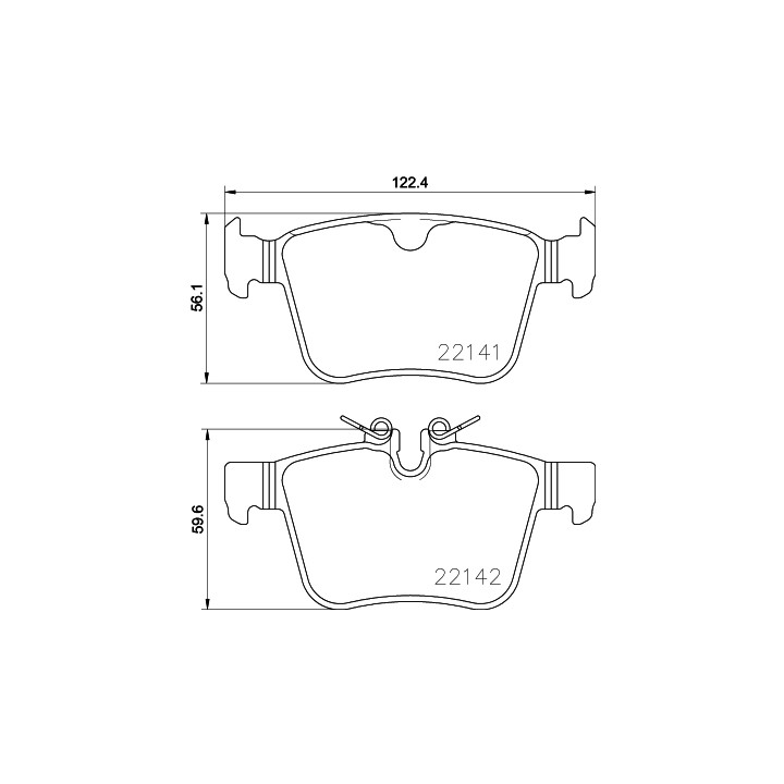 Klocki hamulcowe BREMBO P 86 029