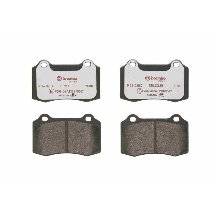 Klocki hamulcowe BREMBO P 36 020X