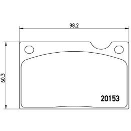 Klocki hamulcowe BREMBO P 86 003