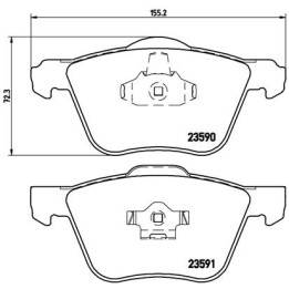 Klocki hamulcowe BREMBO P 86 022