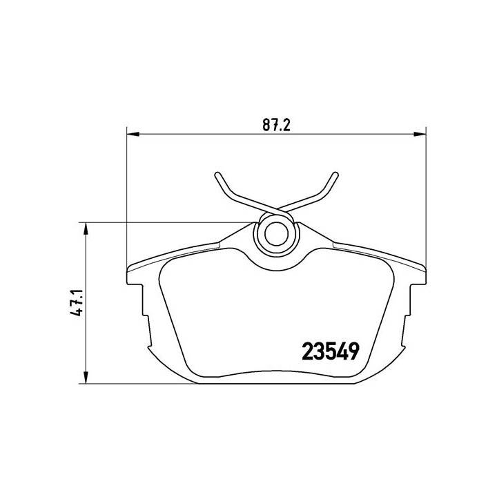 Klocki hamulcowe BREMBO P 54 023