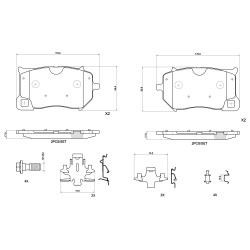 Klocki hamulcowe BREMBO P 86 036