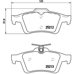 Klocki hamulcowe BREMBO P 24 148