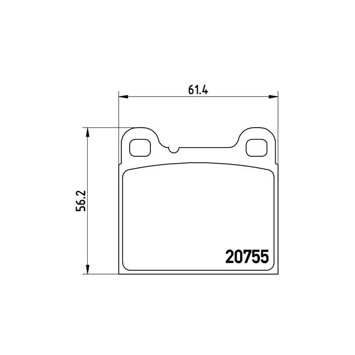 Klocki hamulcowe BREMBO P 86 002