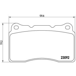 Klocki hamulcowe BREMBO P 54 040