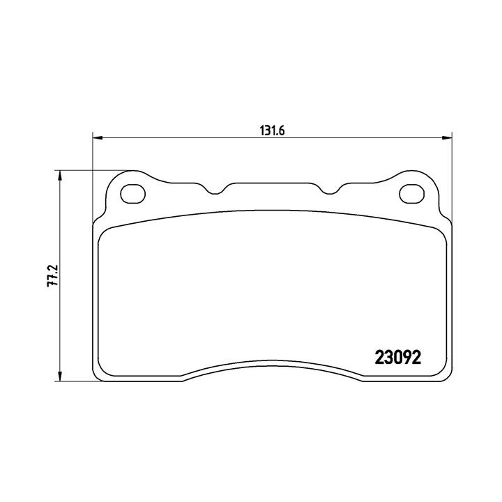 Klocki hamulcowe BREMBO P 54 040