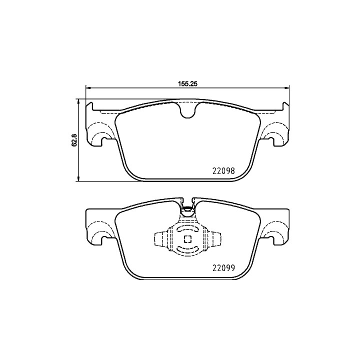 Klocki hamulcowe BREMBO P 86 028