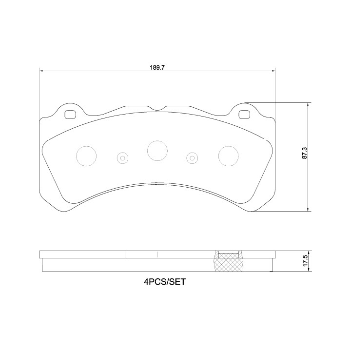 Klocki hamulcowe BREMBO P 86 034