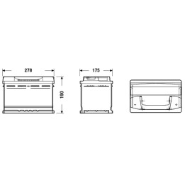 Akumulator CENTRA CB740