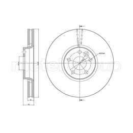 Tarcza hamulcowa CIFAM 800-1272C