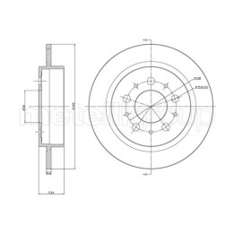 Tarcza hamulcowa CIFAM 800-311