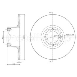Tarcza hamulcowa CIFAM 800-220