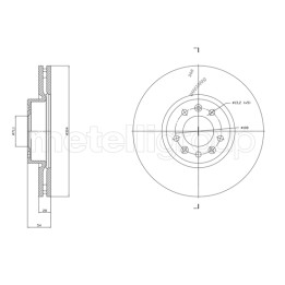 Tarcza hamulcowa CIFAM 800-1857C