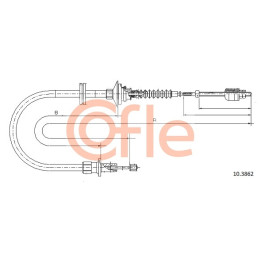 Linka sprzęgła COFLE 10.3862