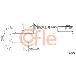 Linka sprzęgła COFLE 10.3861