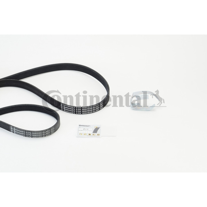 Zestaw paska klinowego wielorowkowego CONTINENTAL CTAM 6PK1059 ELAST T2