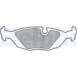 Klocki hamulcowe DELPHI LP576