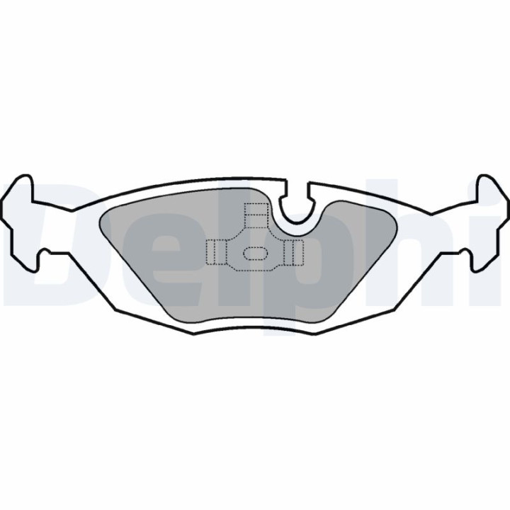Klocki hamulcowe DELPHI LP576
