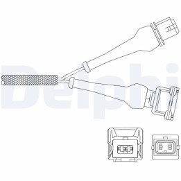 Sonda lambda DELPHI ES11041-12B1