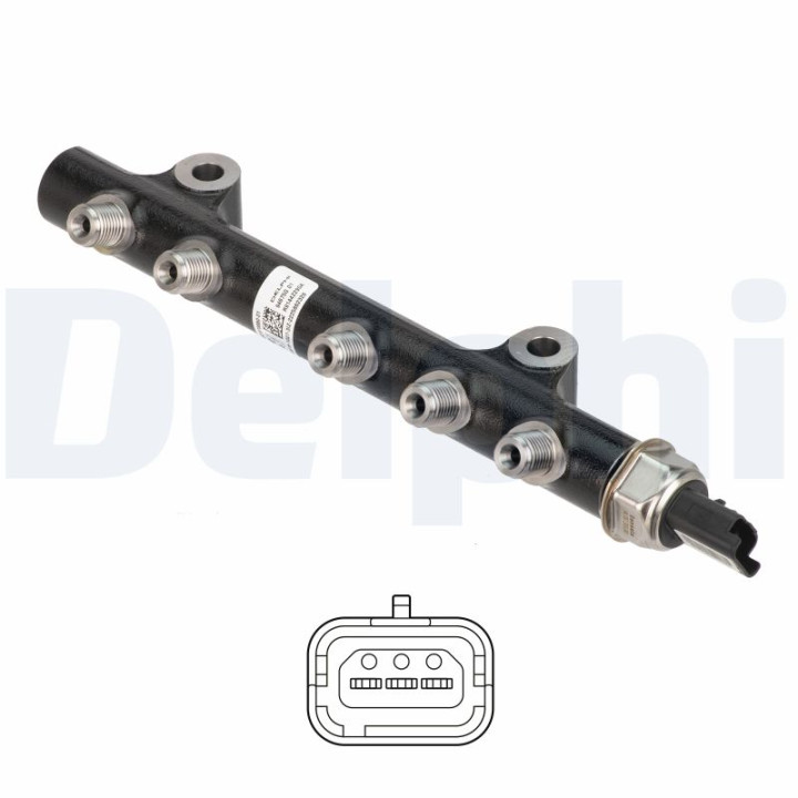 Rura rozdzielacza, paliwo DELPHI 9144A290B-12B1