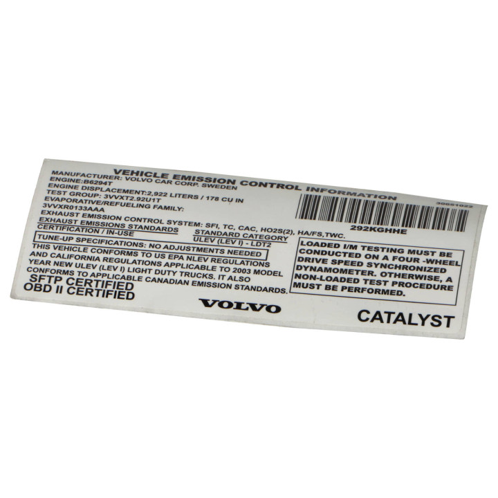 Decal Volvo (30651022)