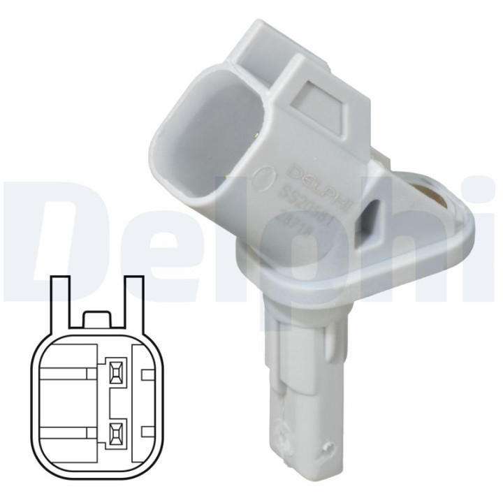 Czujnik prędkości koła ABS DELPHI SS20581