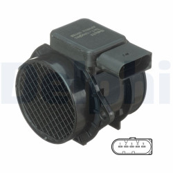Przepływomierz masowy powietrza DELPHI AF10502-12B1