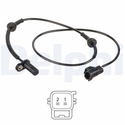 Czujnik prędkości koła ABS DELPHI SS20569