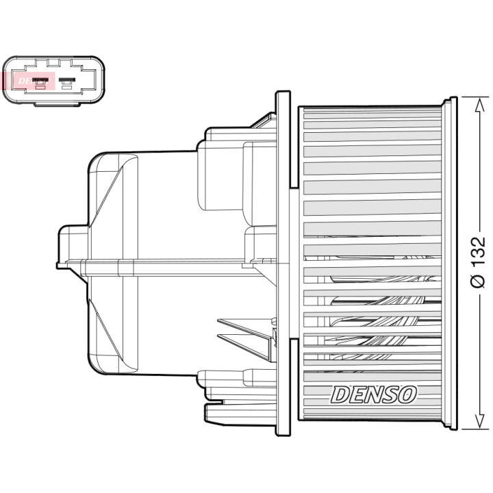 Dmuchawa nawiewu DENSO DEA33002