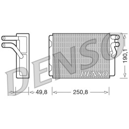 Nagrzewnica DENSO DRR33010