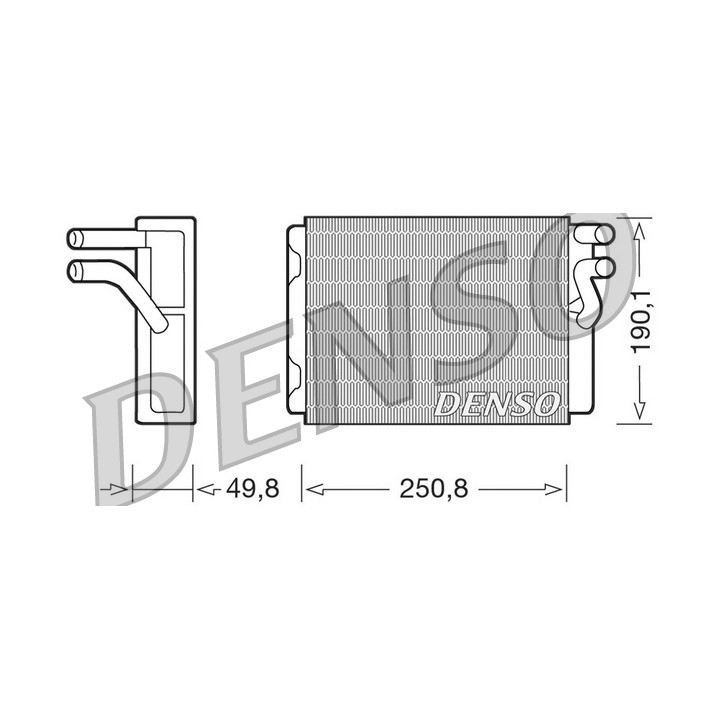 Nagrzewnica DENSO DRR33010