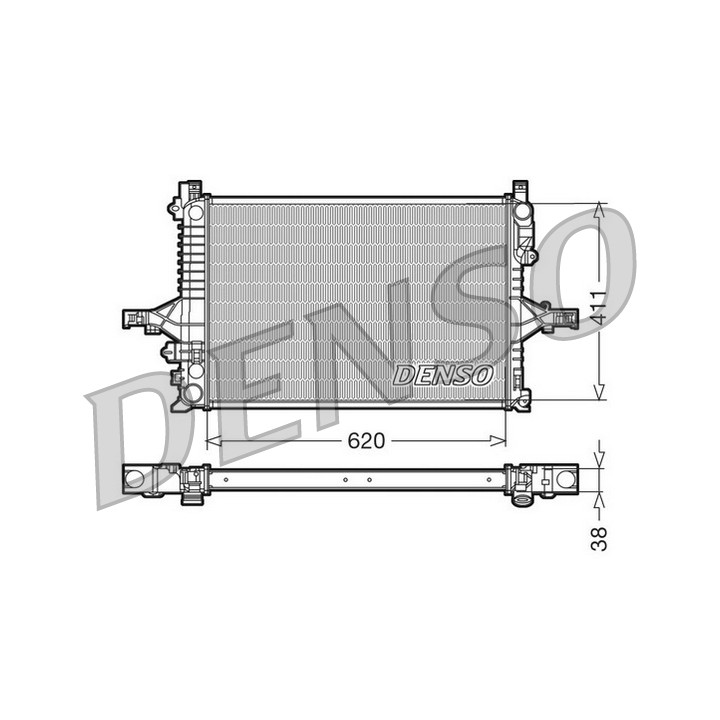 Chłodnica wody silnika DENSO DRM33065